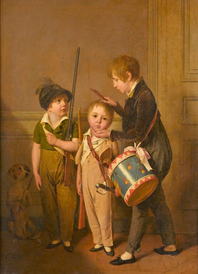 Louis-Léopold Boilly - Meine kleinen Soldaten von Louis Leopold Boilly