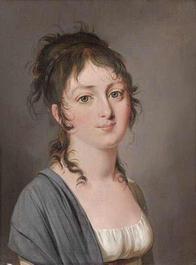 Louis-Léopold Boilly - Porträt der Comtesse François de Sainte-Aldegonden von Louis Leopold Boilly