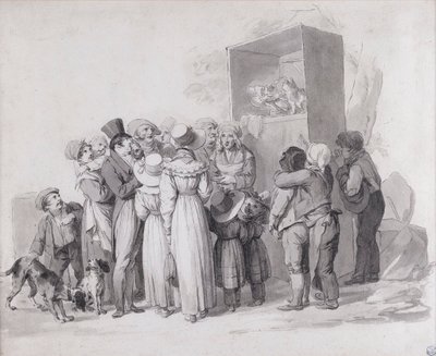 Louis-Léopold Boilly - Die arme Katze (Skizze) von Louis Leopold Boilly