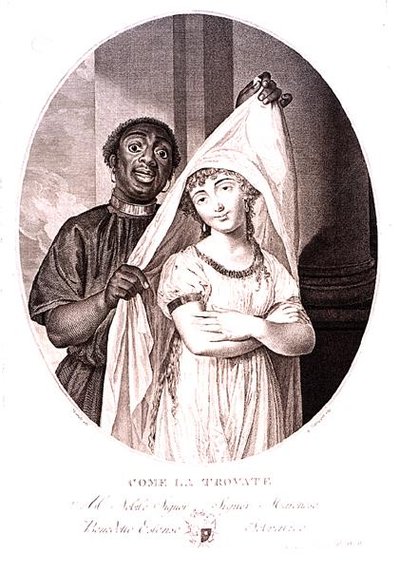 Wie du sie findest, graviert von G. Lancon, ca. 1840 von Louis Marie Sicard