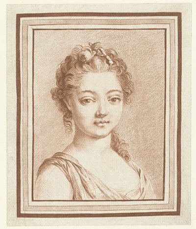 Büste eines jungen Mädchens von Louis Marin Bonnet (attributed to)