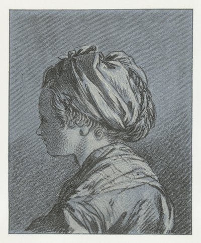 Porträt eines Moskauer Dienstmädchens von Louis Marin Bonnet