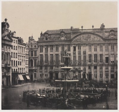 Unbetitelte Konstruktion des Gedenkbrunnens, Juli 1856 von Louis Pierre Theophile Dubois de Nehaut