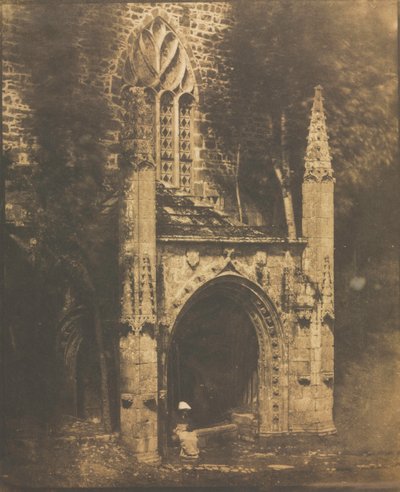 Brunnen von Notre-Dame in Saint-Brieuc, Bretagne, um 1853 von Louis Rémy Robert