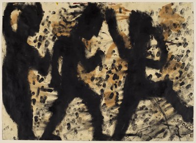 Brousse und Frapper, recto, ca. 1937-1942 von Louis Soutter