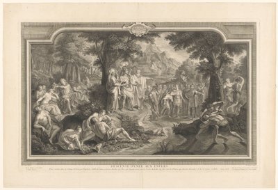 Abstieg des Aeneas in die Unterwelt von Louis Surugue