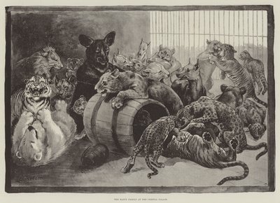 Die glückliche Familie im Kristallpalast von Louis Wain