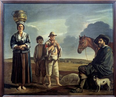 La halte du horalier von Louis le Nain