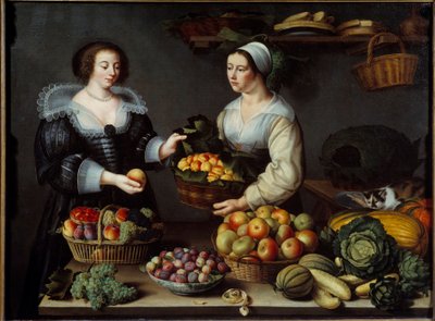 Die Obst- und Gemüsehändlerin von Louise Moillon