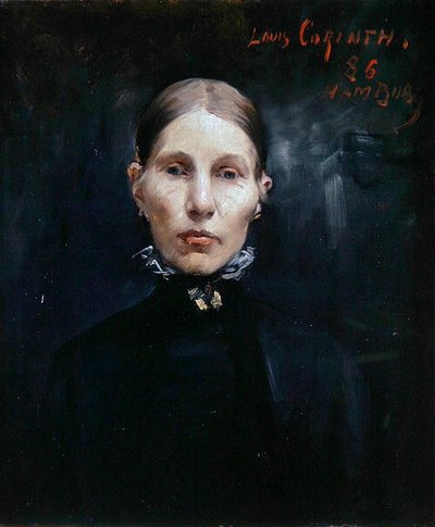 Porträt einer Hamburgerin von Lovis  Corinth