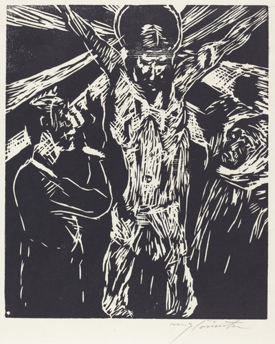 Christus am Kreuz von Lovis Corinth
