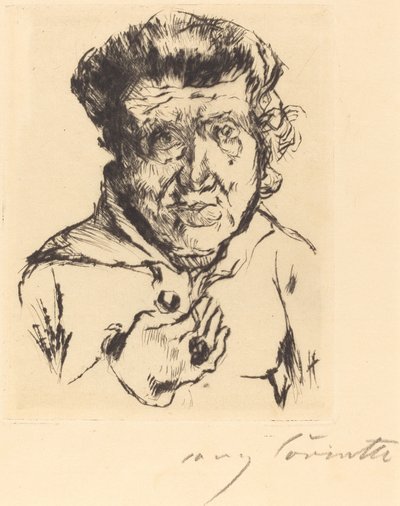 Des Künstlers Schwiegermutter, 1920 von Lovis Corinth