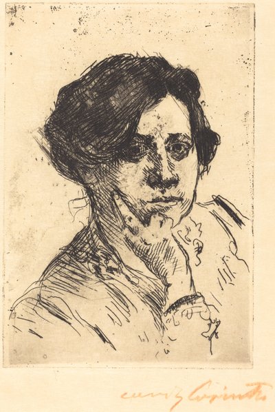 Frauenkopf, 1911 von Lovis Corinth