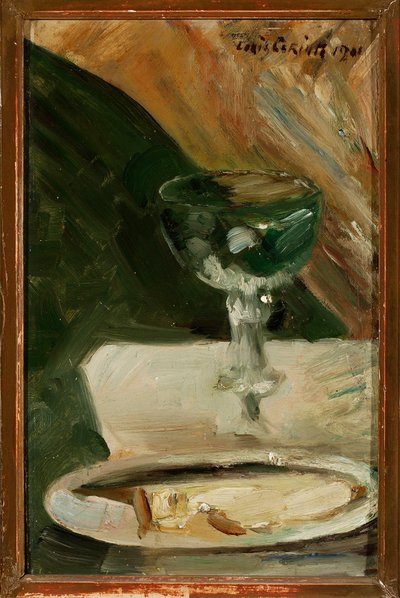 Stillleben mit Kelch und Teller von Lovis Corinth