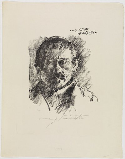 Selbstbildnis, 19. März 1920 von Lovis Corinth