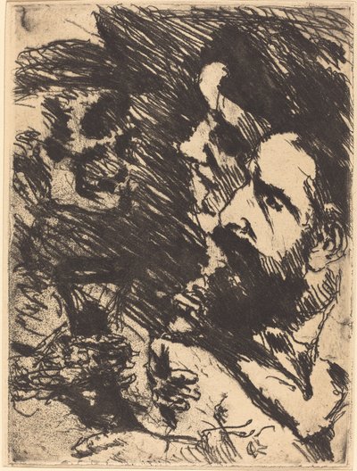 Tod bei den Strucks, 1921 veröffentlicht 1922 von Lovis Corinth