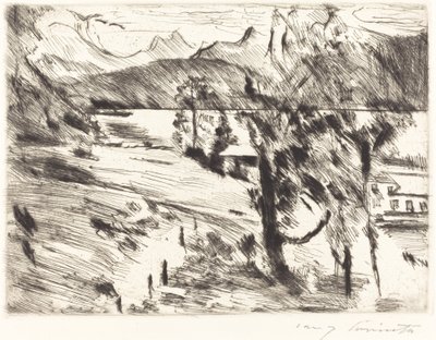 Walchensee Landschaft, 1919 von Lovis Corinth