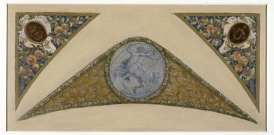 Skizze für die Festtreppe im Pariser Rathaus: Sagittaire, zwischen 1888 und 1898 von Luc Oliver Merson
