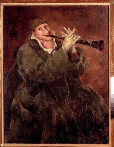 Grock spielt die Trompete von Luc Albert Moreau