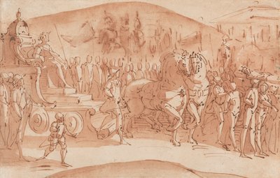 Trauerzug von Luca Cambiaso