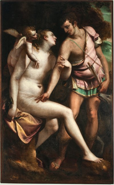Venus und Adonis von Luca Cambiaso