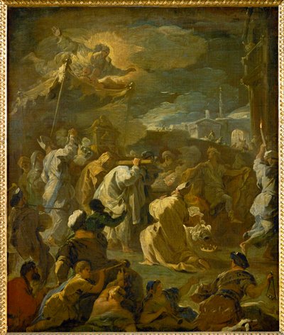 David bringt die Bundeslade nach Jerusalem von Luca Giordano