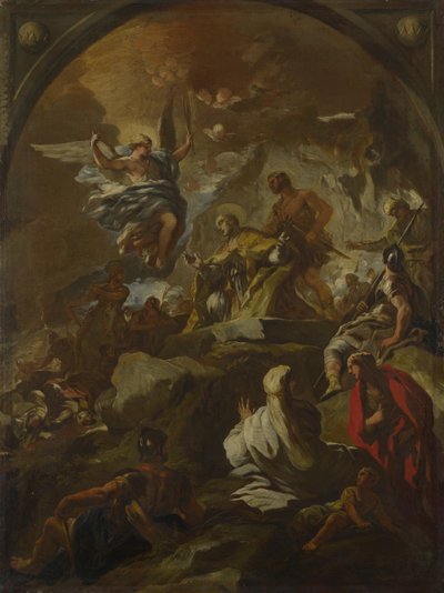 Das Martyrium des Heiligen Januarius, ca. 1690 von Luca Giordano