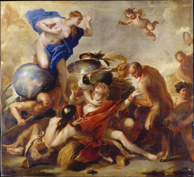 Jugend von den Lastern versucht von Luca Giordano