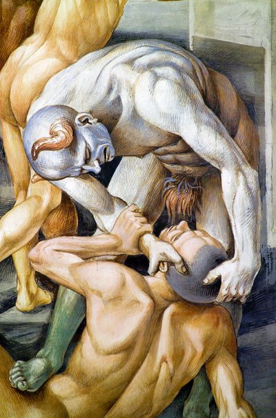Verdammte in der Hölle, aus dem Freskenzyklus des Jüngsten Gerichts von Luca Signorelli