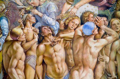 Auserwählte, aus dem Freskenzyklus Jüngstes Gericht von Luca Signorelli
