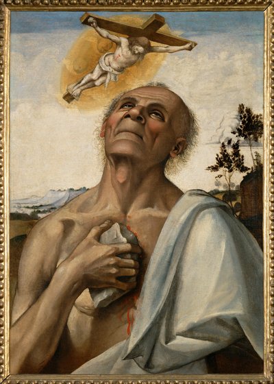 Der büßende Heilige Hieronymus in Ekstase von Luca Signorelli