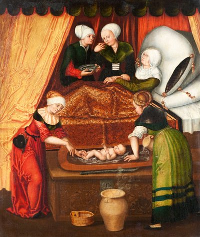 Marias Geburt von Lucas Cranach