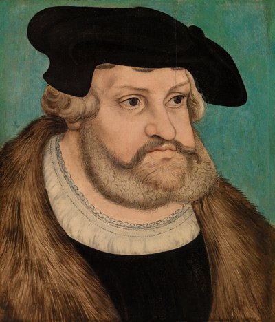 Porträt von Friedrich dem Weisen, Herzog von Sachsen von Lucas Cranach