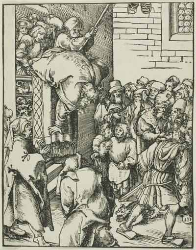 Heiliger Jakobus der Jüngere, Das Martyrium der Apostel von Lucas Cranach the Elder