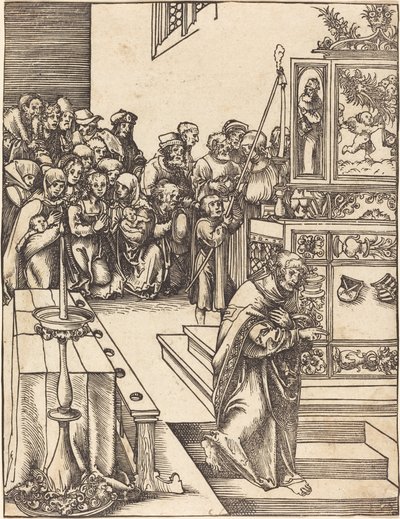 Heiliger Johannes der Evangelist von Lucas Cranach the Elder