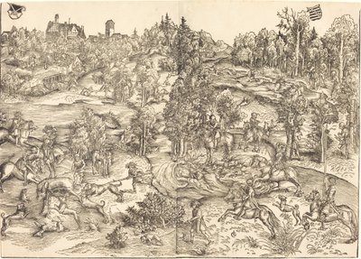 Die Hirschjagd von Lucas Cranach the Elder