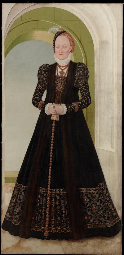 Anna von Dänemark, Herzogin von Sachsen von Lucas Cranach the Younger