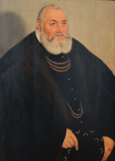 Porträt von Georg dem Frommen von Brandenburg-Ansbach von Lucas Cranach the Younger