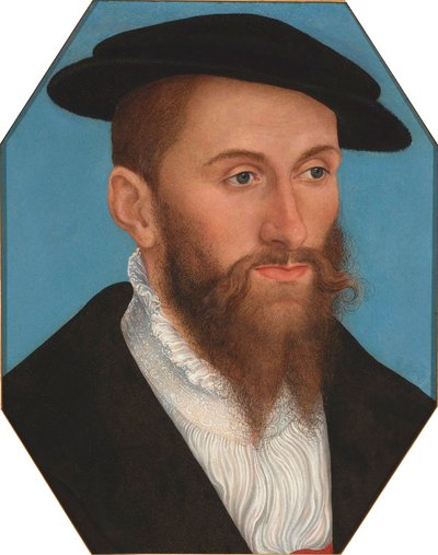 Porträt eines Mannes von Lucas Cranach the Younger