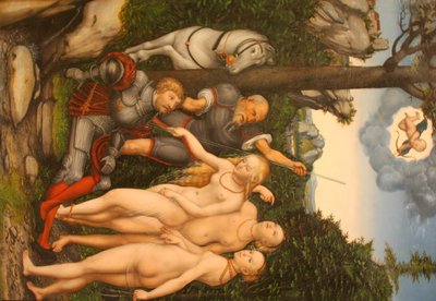 Das Urteil des Paris von Lucas Cranach the Younger
