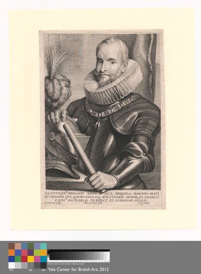Illustrissmus Princeps Ambrosius, Spinola, Marchio Sest I von Lucas Vorsterman
