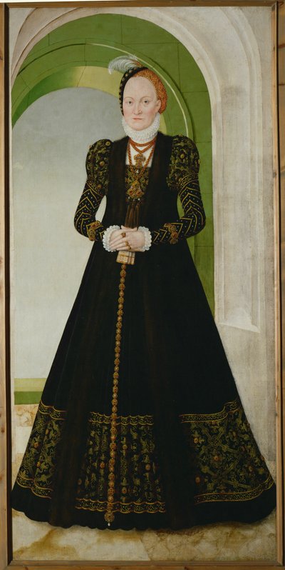 Anna von Dänemark von Lucas the Younger Cranach