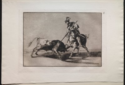 Stierkämpfe: El Cid Campeador spießt einen weiteren Stier auf von Lucas van Leyden