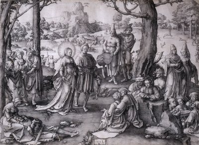 Der Tanz der Heiligen Maria Magdalena von Lucas van Leyden