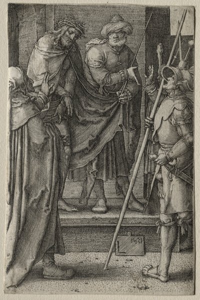 Die Passion: Christus dem Volk präsentiert von Lucas van Leyden