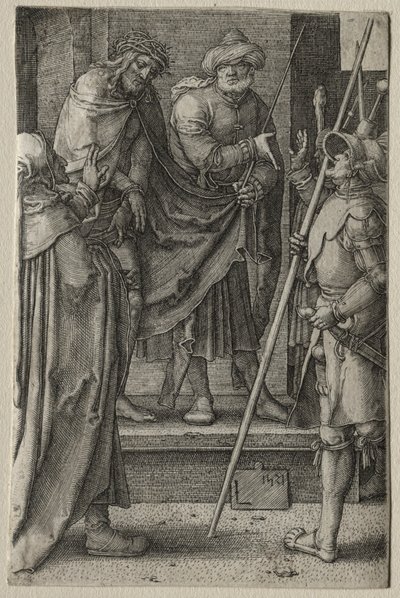 Die Passion: Christus wird dem Volk präsentiert, 1521 von Lucas van Leyden