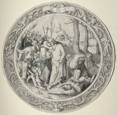 Die Runde Passion: Der Verrat an Christus von Lucas van Leyden