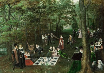 Frühling. Das Picknick von Lucas van Valckenborch