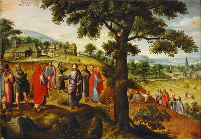 Das Gleichnis vom Schabat - der Monat August aus einer Serie der Monate von Lucas van Valckenborch