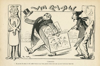 Illustration in Le Rire, 02/03/12 - Der Amator (Gravur) von Lucien Metivet